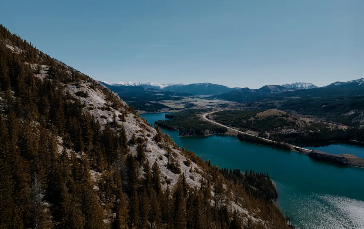 The irrigation source for Southern Alberta Farms, mountain snowpack runoff